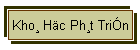 Kho¸ Häc Ph¸t TriÓn